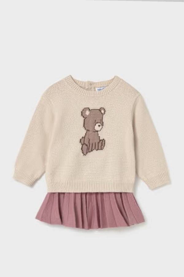 Mayoral Kız Bebek Triko Takım