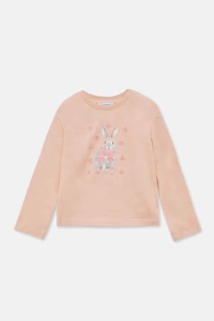 Mayoral - Mayoral Kız Çocuk Uzun Kol Tişört