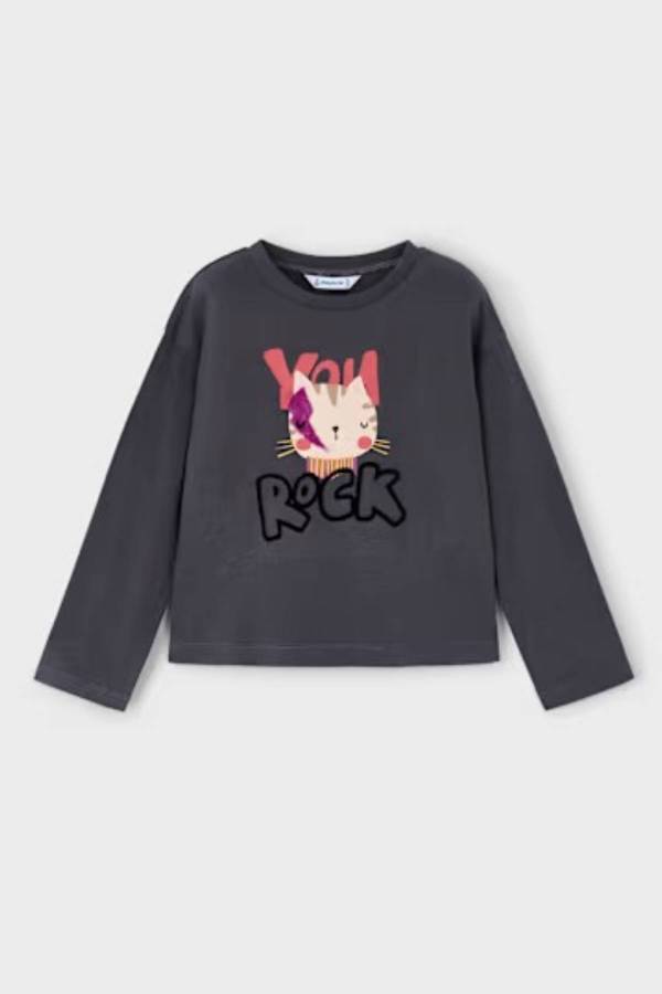 Mayoral Kız Çocuk Uzun Kollu Tişört