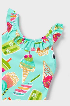 Mayoral Kız Desenli Mayo Bikini - Thumbnail