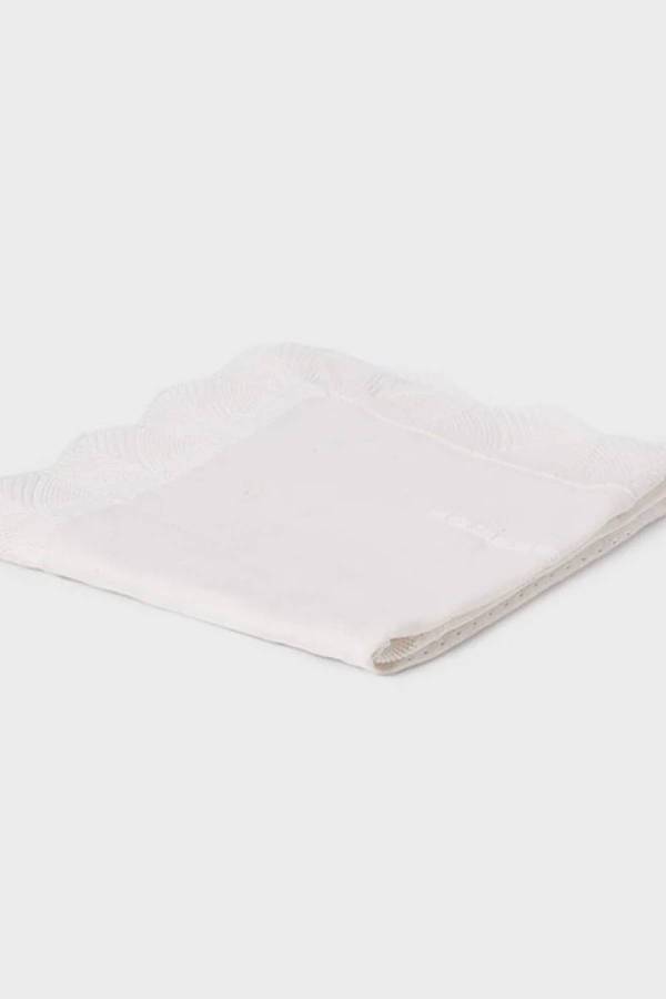 Mayoral Yazlık Bebek Örme Battaniye Ekru