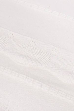 Mayoral Yazlık Bebek Örme Battaniye Ekru - Thumbnail