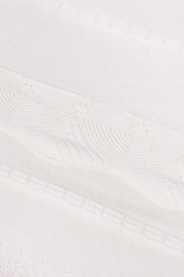 Mayoral Yazlık Bebek Örme Battaniye Ekru