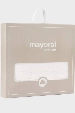 Mayoral Yazlık Bebek Örme Battaniye Ekru - Thumbnail