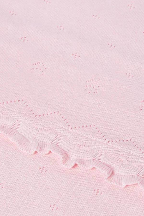 Mayoral Yazlık Bebek Örme Battaniye Pembe