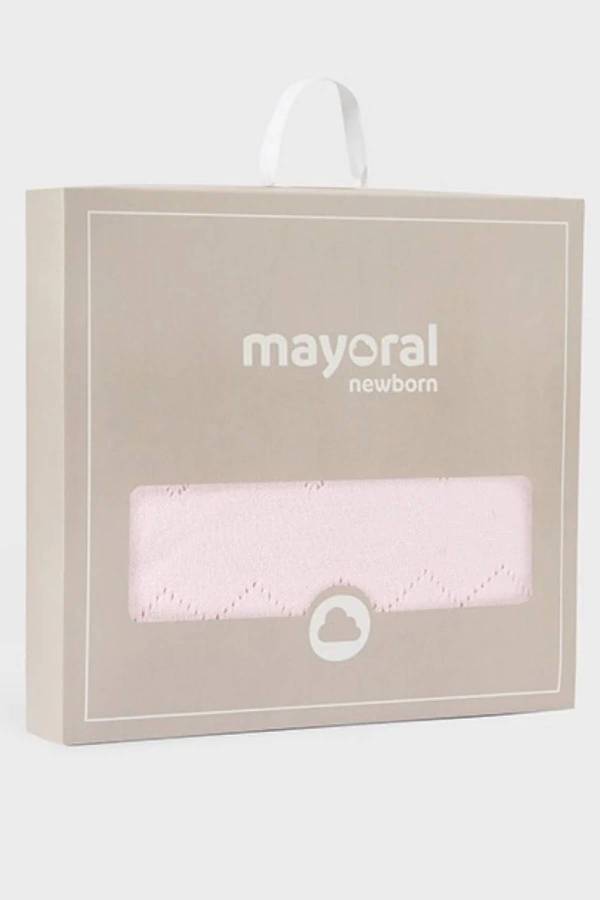 Mayoral Yazlık Bebek Örme Battaniye Pembe