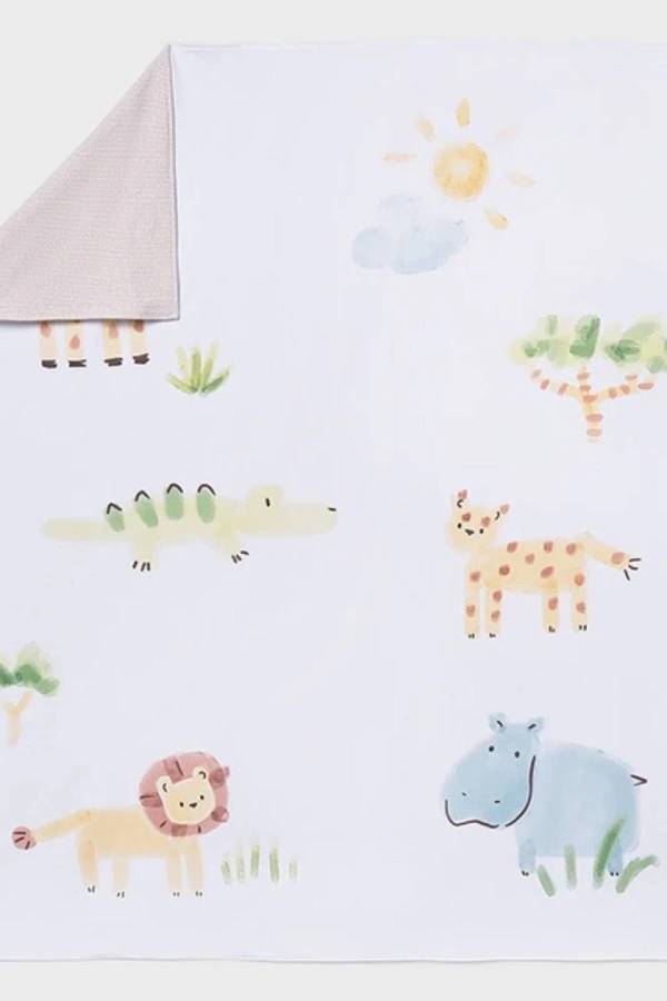 Mayoral Yazlık Bebek Penye Battaniye Bej