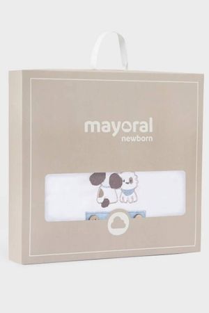 Mayoral Yazlık Bebek Penye Battaniye Mavi - Thumbnail