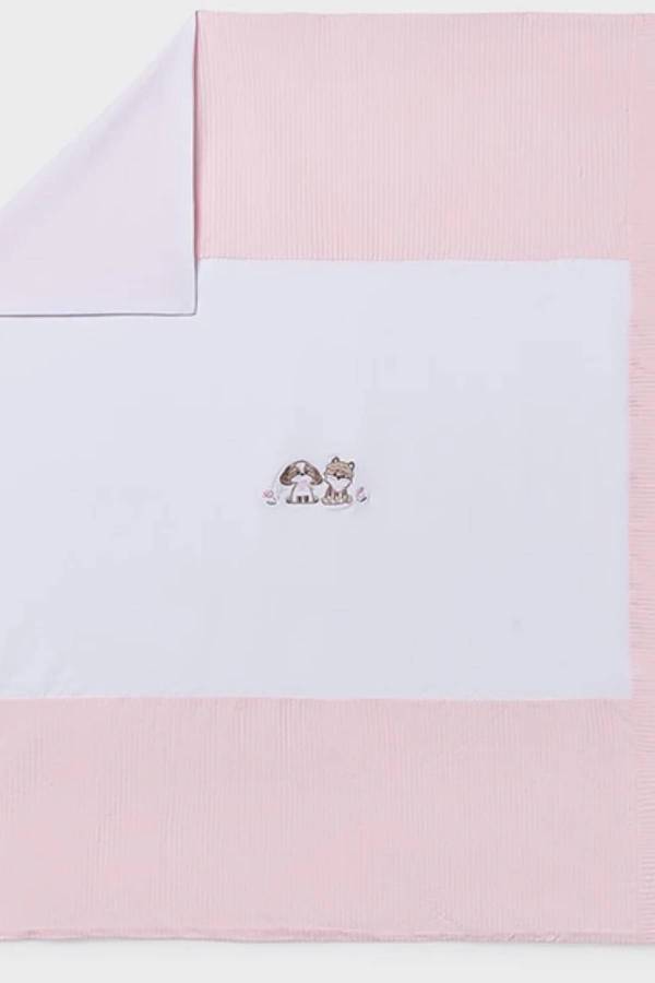 Mayoral Yazlık Bebek Penye Battaniye Pembe