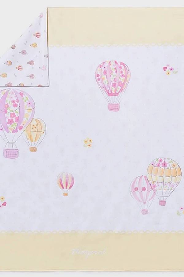 Mayoral Yazlık Bebek Penye Battaniye Sarı