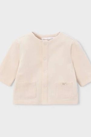 Mayoral - Mayoral Yazlık Bebek Penye Ceket Bej