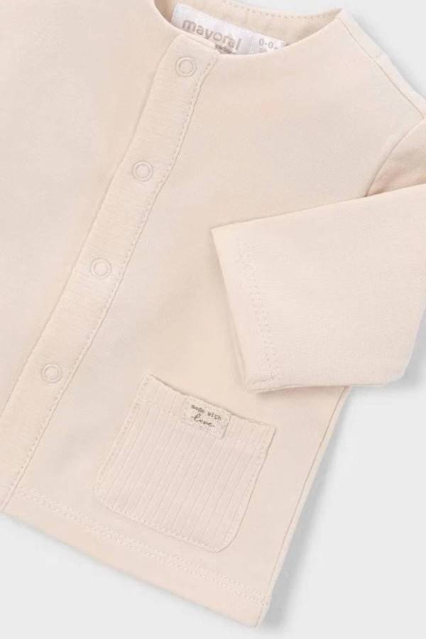 Mayoral Yazlık Bebek Penye Ceket Bej