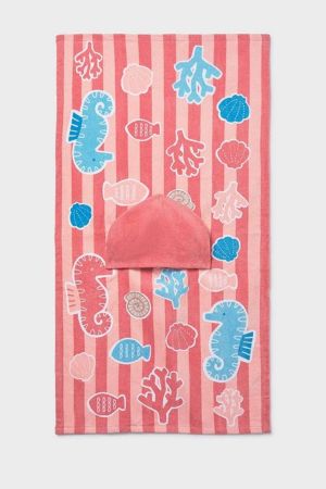 Mayoral - Mayoral Yazlık Bebek Plaj Panço Havlu Pembe