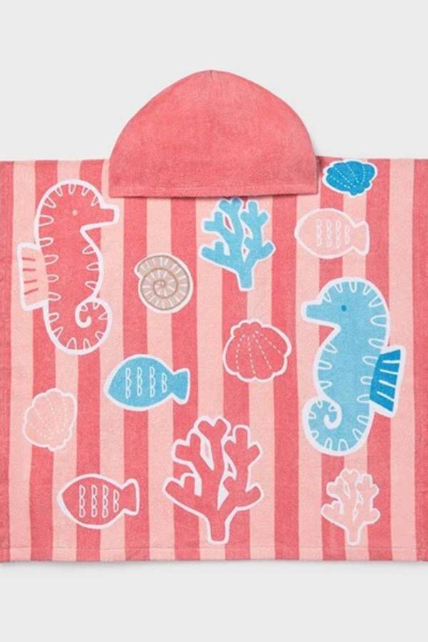 Mayoral Yazlık Bebek Plaj Panço Havlu Pembe
