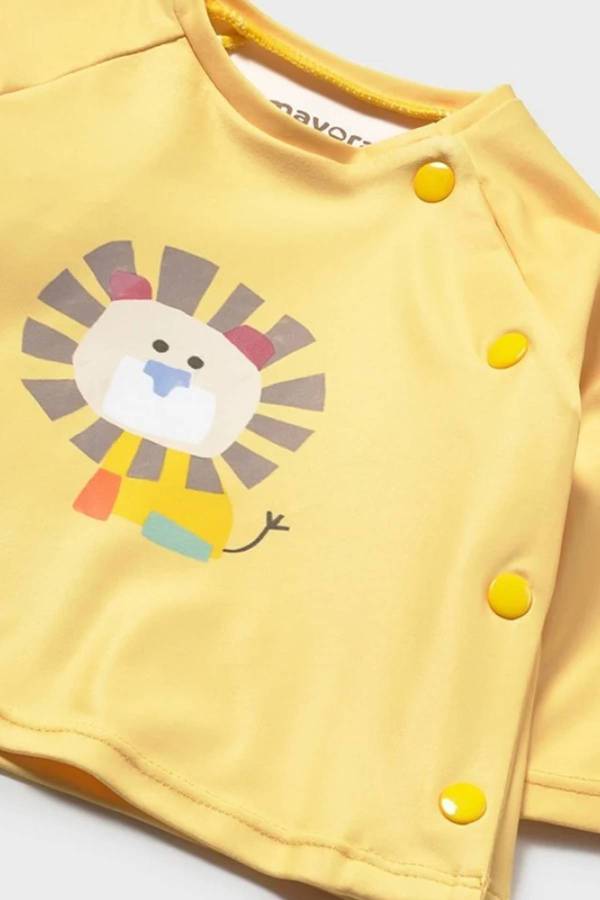 Mayoral Yazlık Erkek Bebek Bluz Mayo Şapka 3'lü Set Sarı