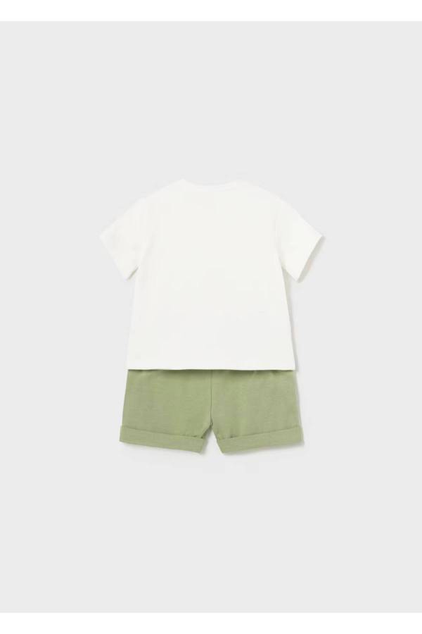 Mayoral Yazlık Erkek Bebek Bluz Şort 4'lü Set Yeşil