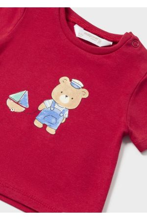 Mayoral Yazlık Erkek Bebek Bluz Şort Set Kırmızı - Thumbnail