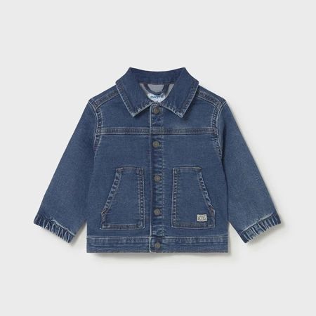 Mayoral - Mayoral Yazlık Erkek Bebek Denim Ceket Mavi