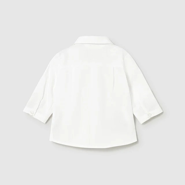 Mayoral Yazlık Erkek Bebek Gömlek Papyon Set Beyaz