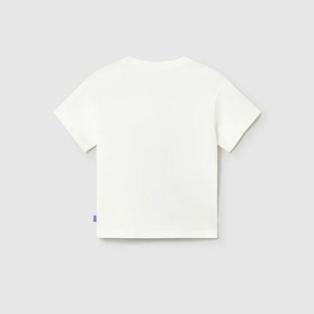 Mayoral Yazlık Erkek Bebek Kısa Kol T-shirt Ekru - Thumbnail