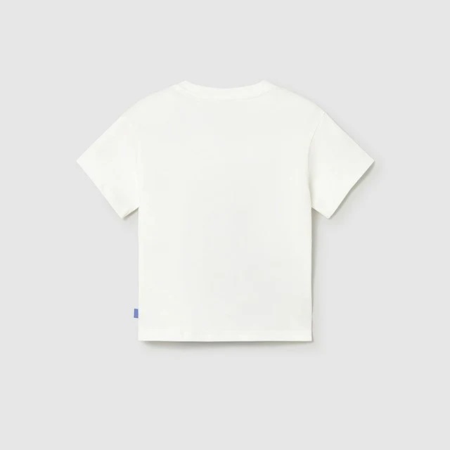 Mayoral Yazlık Erkek Bebek Kısa Kol T-shirt Ekru