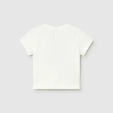 Mayoral Yazlık Erkek Bebek Kısa Kol T-shirt Ekru - Thumbnail