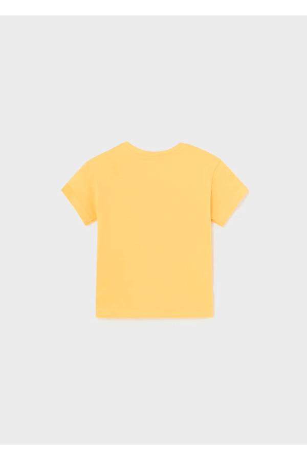 Mayoral Yazlık Erkek Bebek Kısa Kol T-shirt Sarı
