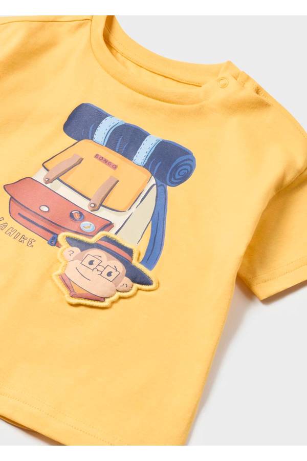 Mayoral Yazlık Erkek Bebek Kısa Kol T-shirt Sarı
