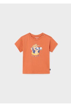 Mayoral Yazlık Erkek Bebek Kısa Kol T-shirt Turuncu - Thumbnail