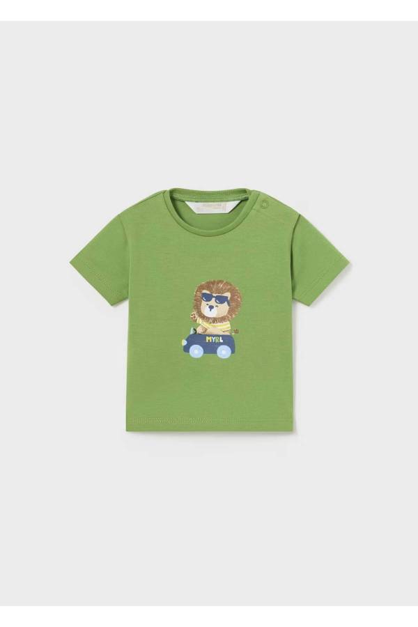 Mayoral Yazlık Erkek Bebek Kısa Kol T-shirt Yeşil
