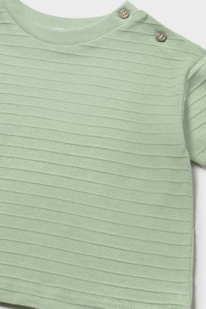 Mayoral Yazlık Erkek Bebek Kısa Kol T-shirt Yeşil - Thumbnail