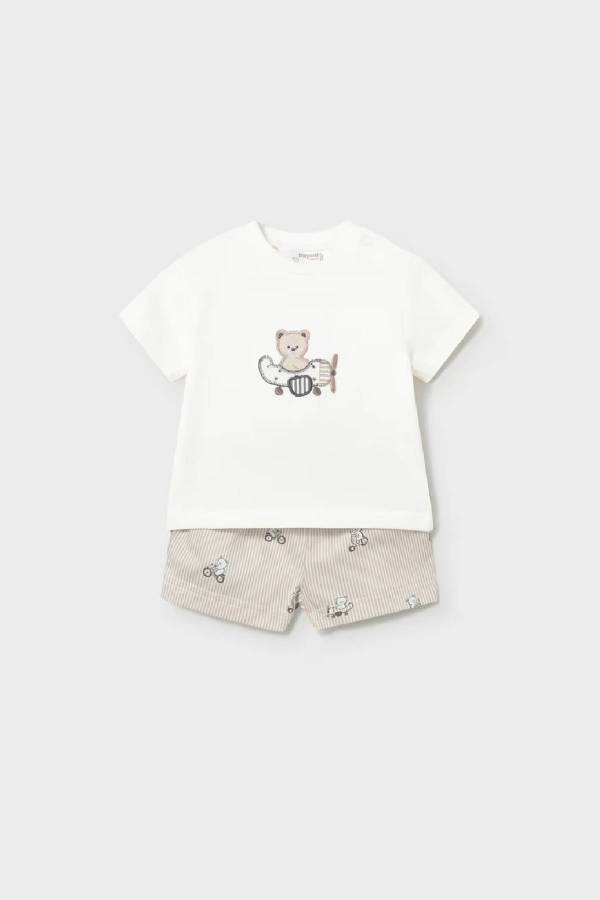 Mayoral Yazlık Erkek Bebek Kısa Kol T-shrit Şort Set