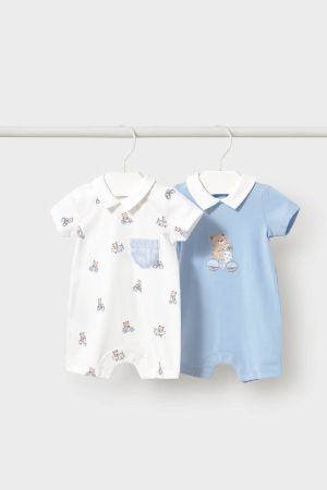 mayoral - Mayoral Yazlık Erkek Bebek Şort Tulum Set