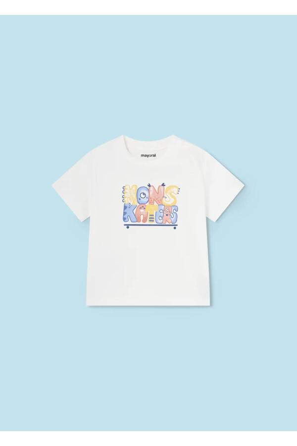 Mayoral Yazlık Erkek Bebek T-shirt Şort 3'lü Set