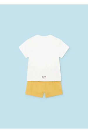 Mayoral Yazlık Erkek Bebek T-shirt Şort Set Sarı - Thumbnail