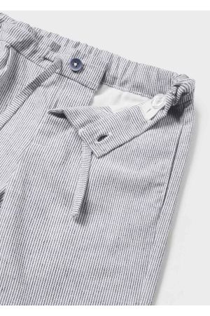 Mayoral Yazlık Erkek Bebek Uzun Kol Gömlek Pantolon Set - Thumbnail