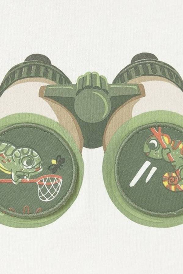 Mayoral Yazlık Erkek Bebek Uzun Kol T-shirt Ekru