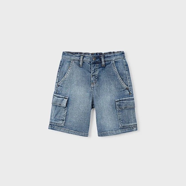 Mayoral Yazlık Erkek Denim Bermuda Mavi