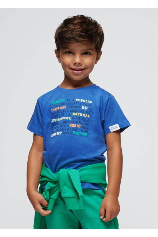 Mayoral Yazlık Erkek Kısa Kol T-shirt 2'li Set Mavi
