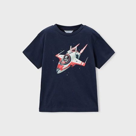 Mayoral Yazlık Erkek Kısa Kol T-shirt Lacivert - Thumbnail