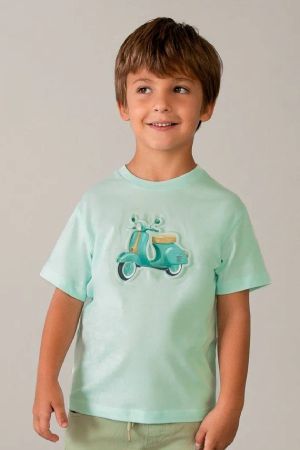 Mayoral - Mayoral Yazlık Erkek Kısa Kol T-shirt Turkuaz