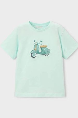 Mayoral Yazlık Erkek Kısa Kol T-shirt Turkuaz - Thumbnail