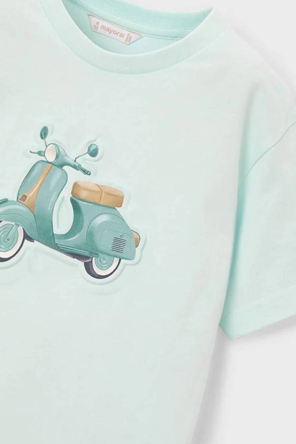 Mayoral Yazlık Erkek Kısa Kol T-shirt Turkuaz