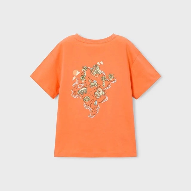 Mayoral Yazlık Erkek Kısa Kol T-shirt Turuncu