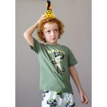 Mayoral - Mayoral Yazlık Erkek Kısa Kol T-shirt Yeşil