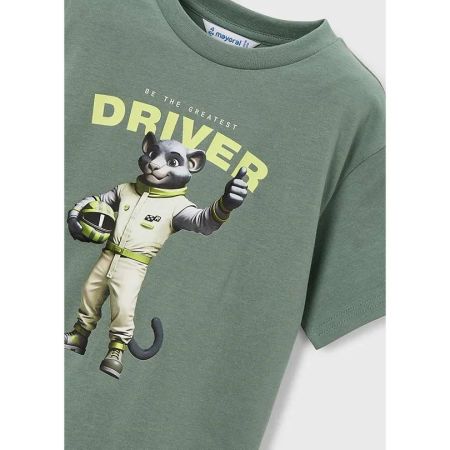 Mayoral Yazlık Erkek Kısa Kol T-shirt Yeşil - Thumbnail