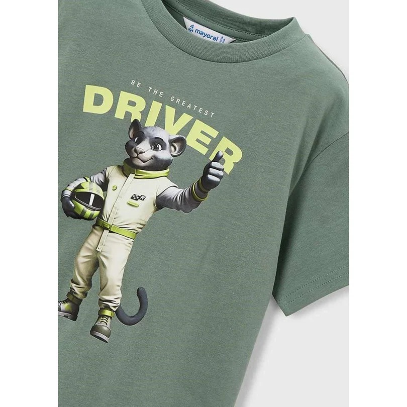 Mayoral Yazlık Erkek Kısa Kol T-shirt Yeşil