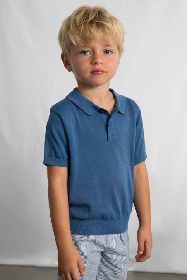 Mayoral Yazlık Erkek Polo Yaka Kısa Kol T-shirt Lacivert