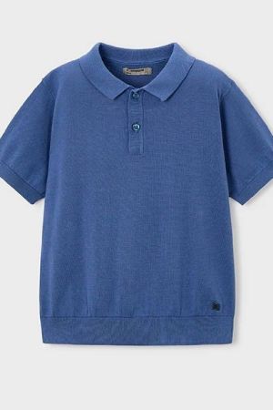 Mayoral Yazlık Erkek Polo Yaka Kısa Kol T-shirt Lacivert - Thumbnail