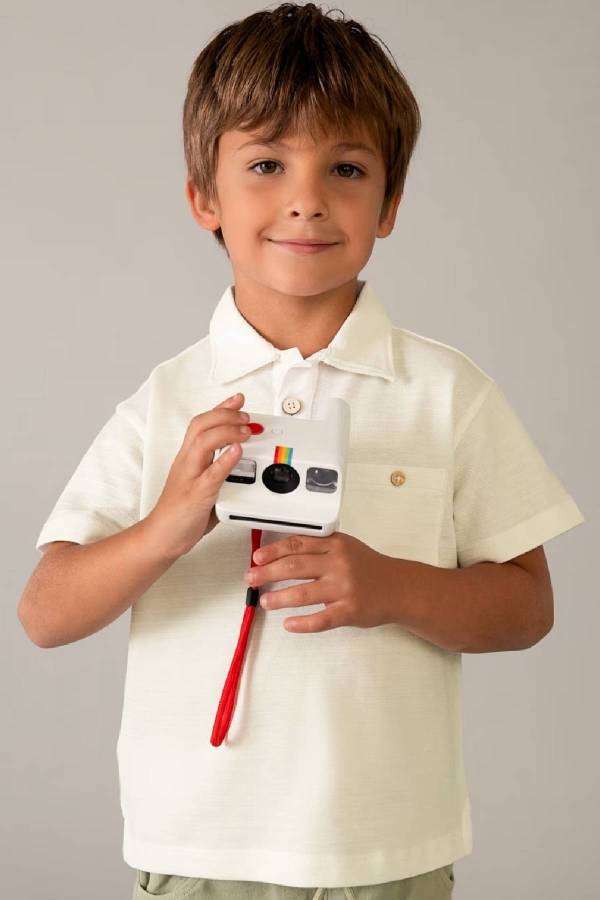 Mayoral Yazlık Erkek Polo Yaka T-shrit Beyaz